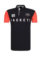 polo marškinėliai aston martin racing | regular fit Hackett London juoda