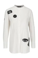 marškiniai | loose fit Armani Exchange balta
