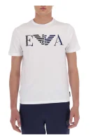 tėjiniai marškinėliai | regular fit Emporio Armani balta