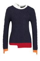 megztinis | slim fit | su vilnos priemaiša Armani Exchange tamsiai mėlyna