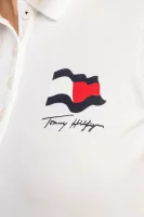 polo marškinėliai MOTION FLAG | Slim Fit Tommy Hilfiger balta