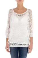 megztinis + top marškinėliai ingrid | loose fit GUESS balta