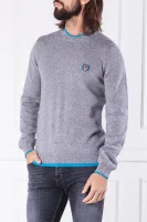 wełniany megztinis | regular fit Kenzo pilka