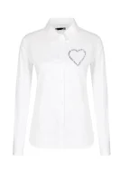 marškiniai | slim fit Love Moschino balta