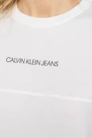 Marškinėliai | Cropped Fit CALVIN KLEIN JEANS balta