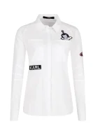 marškiniai | regular fit Karl Lagerfeld balta