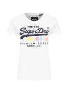 tėjiniai marškinėliai goods puff entry | regular fit Superdry balta