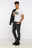 Marškinėliai CAMO | Slim Fit Superdry balta