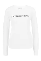džemperis institutional logo s | regular fit CALVIN KLEIN JEANS balta
