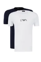 tėjiniai marškinėliai 2-pack | slim fit Emporio Armani balta