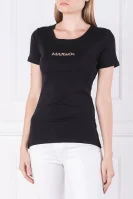 tėjiniai marškinėliai maratea | slim fit MAX&Co. juoda