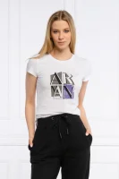 Marškinėliai | Regular Fit Armani Exchange balta