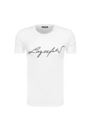 tėjiniai marškinėliai | regular fit Lagerfeld balta