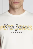 Marškinėliai THIERRY | Regular Fit Pepe Jeans London balta
