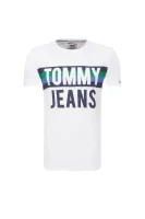 tėjiniai marškinėliai colorblock Tommy Jeans balta