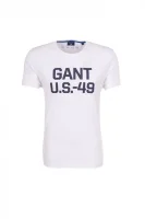 tėjiniai marškinėliai yc. us-49 Gant balta