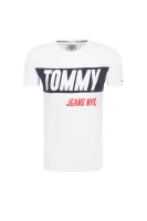tėjiniai marškinėliai heavy logo | regular fit Tommy Jeans balta