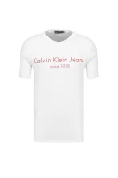 tėjiniai marškinėliai CALVIN KLEIN JEANS balta