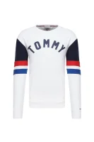 džemperis tjm colorblock | relaxed fit Tommy Jeans balta