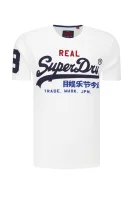 tėjiniai marškinėliai vintage logo tri | slim fit Superdry balta