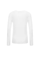 džemperis | slim fit Emporio Armani balta
