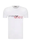tėjiniai marškinėliai | regular fit Emporio Armani balta