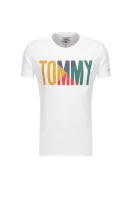 tėjiniai marškinėliai tjm cn | regular fit Tommy Jeans balta