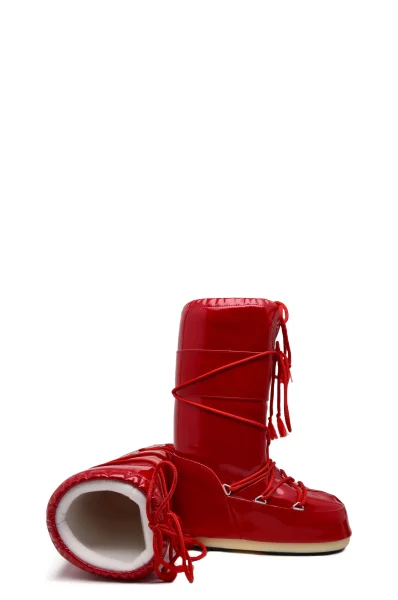 Pašiltintas sniegbačiai Vinile Met Moon Boot raudona
