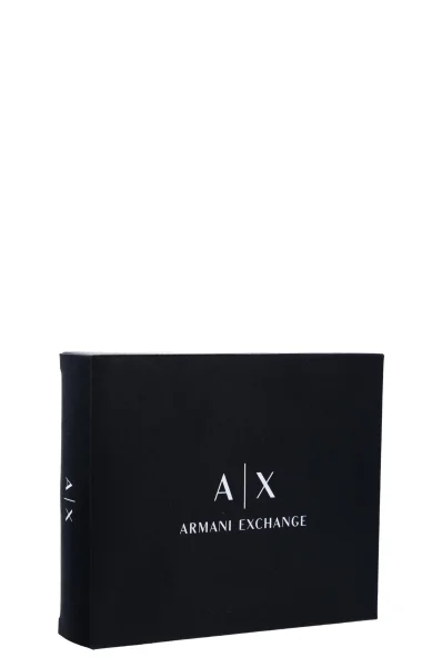 odinis piniginė bifold Armani Exchange juoda