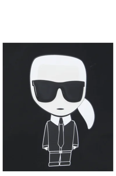 pirkinių rankinė k/ikonik tote | su odos priemaiša Karl Lagerfeld juoda