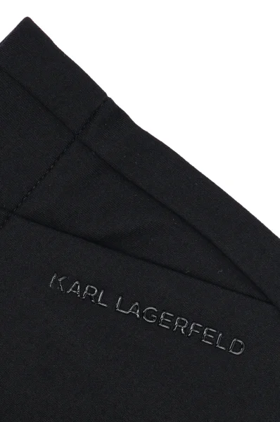 Kelnės | Slim Fit Karl Lagerfeld Kids juoda