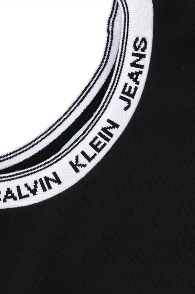 Džemperis INTARSIA LOGO | Regular Fit CALVIN KLEIN JEANS juoda