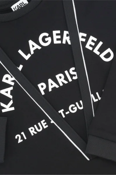 Suknelė Karl Lagerfeld Kids juoda