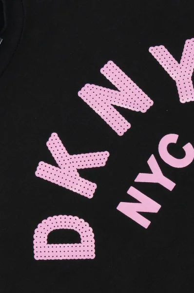 Marškinėliai | Regular Fit DKNY Kids juoda