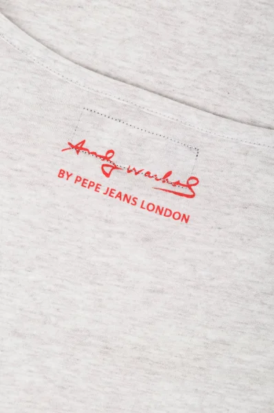 marškinėliai jasmine andy warhol | regular fit Pepe Jeans London pilka
