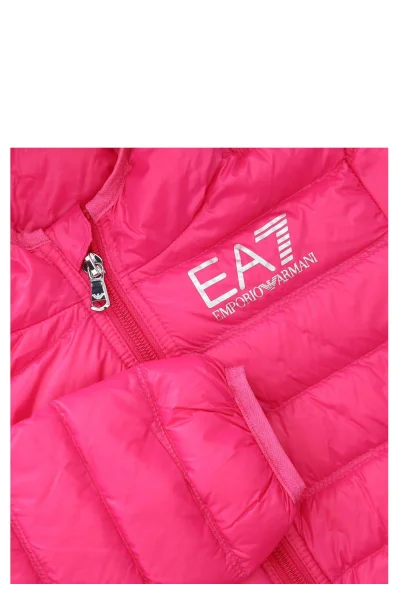 pūkinė striukė | regular fit EA7 rožinė