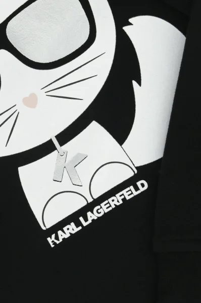 suknelė Karl Lagerfeld Kids juoda