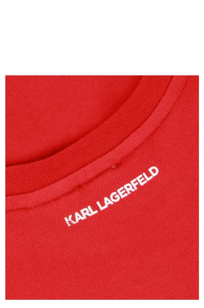 Džemperis | Regular Fit Karl Lagerfeld Kids raudona
