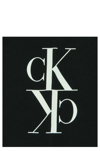 tamprės mirror monogram | slim fit CALVIN KLEIN JEANS juoda