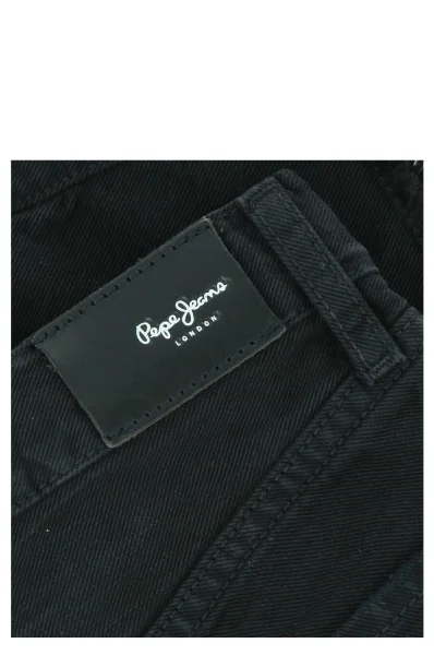 Šortai Patty Teen | Regular Fit | denim Pepe Jeans London juoda