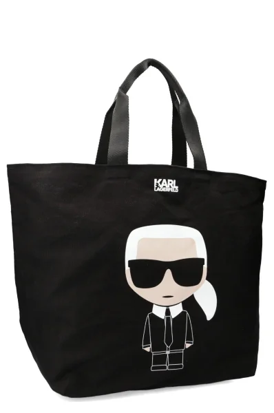 pirkinių rankinė ikonik Karl Lagerfeld juoda