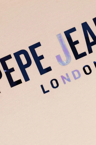 Marškinėliai HOLLY | Regular Fit Pepe Jeans London kaštonų
