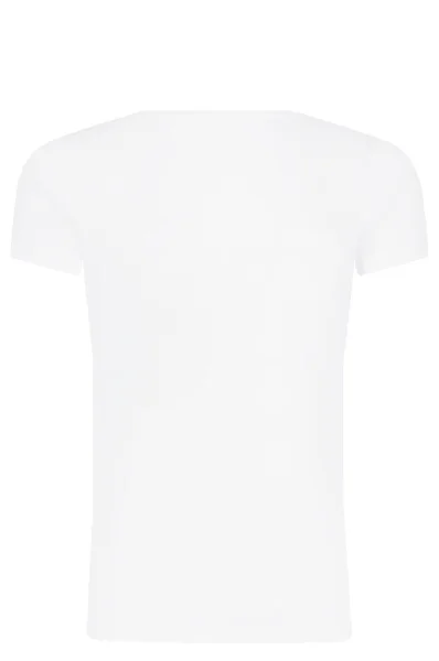 Marškinėliai | Slim Fit CALVIN KLEIN JEANS balta