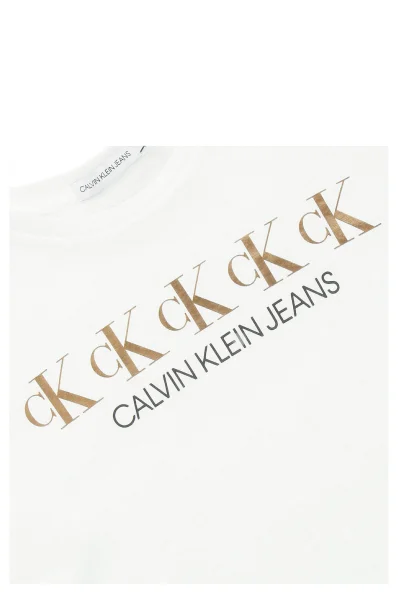 Marškinėliai | Regular Fit CALVIN KLEIN JEANS balta