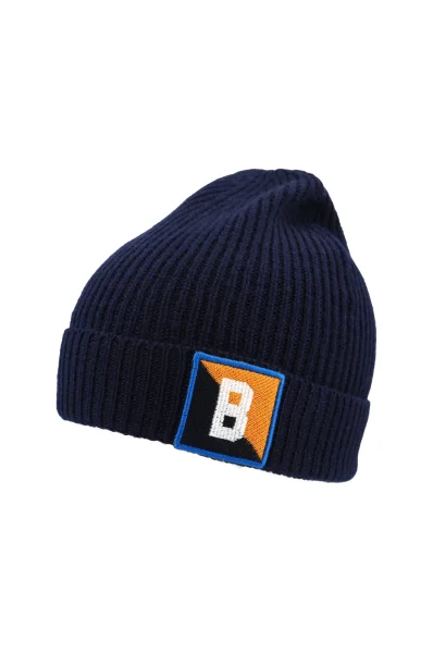 vilnonė kepurė fedon 01 BOSS BLACK tamsiai mėlyna