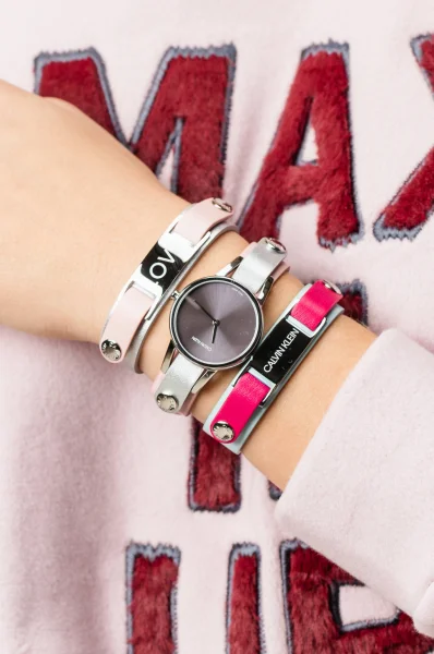 rankinis laikrodis #mycalvins Calvin Klein rožinė