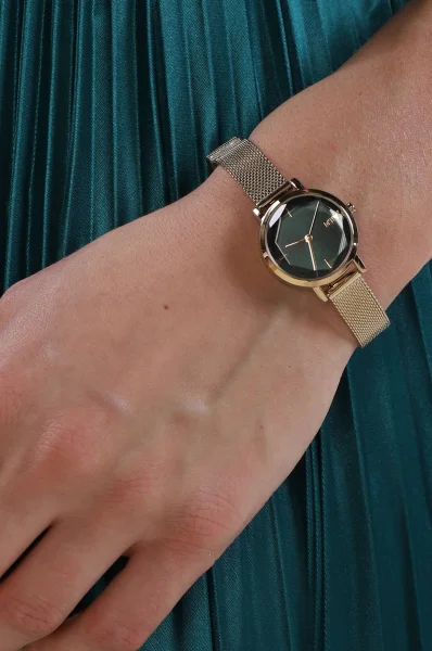 Laikrodis + apyrankė DKNY aukso
