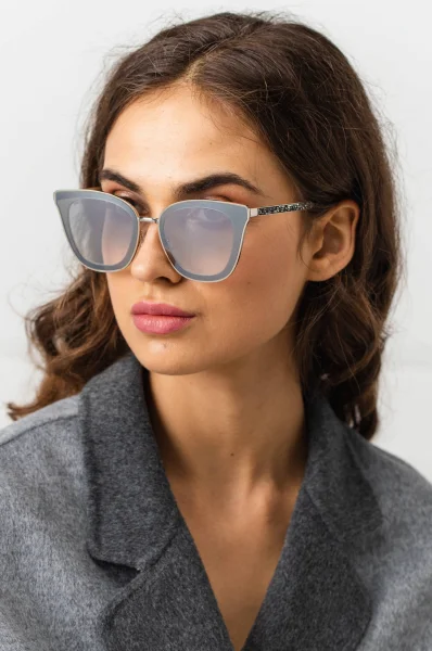 akiniai nuo saulės Jimmy Choo sidabro