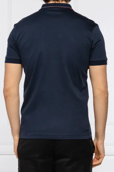 polo marškinėliai Paule 1 | Slim Fit BOSS GREEN tamsiai mėlyna