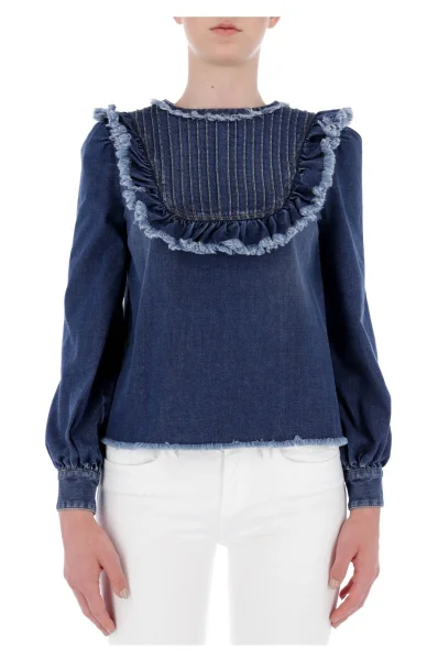 džemperis | regular fit Elisabetta Franchi mėlyna
